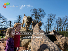 Künstlicher Tier-Safari Realistic Animatronic Lion For-Zoo-Park 110V 220V