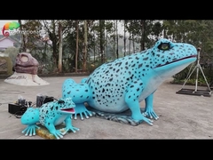 Riesige realistische Animatronic Robotertier-blauer realistischer gefälschter Frosch 50hz 60hz