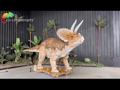 Realistische Induktionssteuerung Animatronische Dinosaurier Animatronische Triceratopen für die Angriffskraft