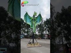 Anpassbare Animatronic-Drachen Themenpark-Animatronics Alterungsbeständigkeit