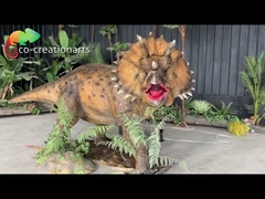 Simulation Lebensgröße Animatronische Triceratops Für Jurassic Park