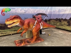 Kinder Animatronische Laufende Dinosaurier Fahrt Elektrische Fahrt T Rex