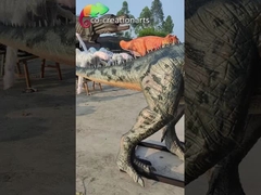 Augen, die Ceratosaurus-Modell Dinosaurier der wirklichen Größe Animatronic blinken