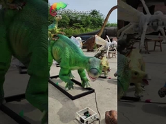 Realistisches lebensgroßes Animatronic Dinosaurier Iguanodon-Modell Weather Resistance