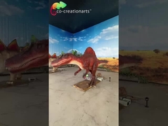 realistisch animatronischer Dinosaurier