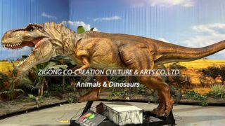 Ultrarealistischer animatronischer T-Rex für Themenparks