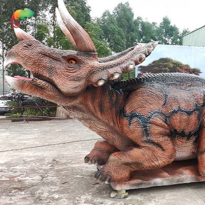 Animatronisches Triceratops-Modell für die Dekoration von Themenparks