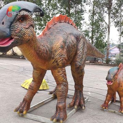kaufen Realistisches Dinosaurier-Modell For Amusement Park Freizeitpark-lebensgroßer Animatronic Dinosaurier Parasaurolophus online manufacture