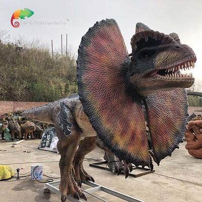 kaufen Dilophosaurus-Animatronic Fabrik-lebensgroßer Vergnügungspark Animatonic-Dinosaurier Dilophosaurus online manufacture
