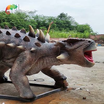 Freizeitpark-lebensechter Animatronic Dinosaurier lebensgroßer Animatronic Ankylosaurus