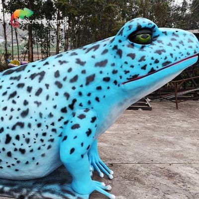 kaufen Riesige realistische Animatronic Robotertier-blauer realistischer gefälschter Frosch 50hz 60hz online manufacture