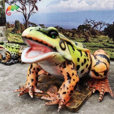 kaufen Landschaftsdekorations-realistische Animatronic Tier-lebensgroßes Frosch-Wasser-Widerstehen online manufacture
