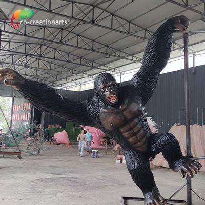 kaufen Kundengerechte bewegliche Animatronic Gorilla For Theme Park Remote-Steuerung online manufacture