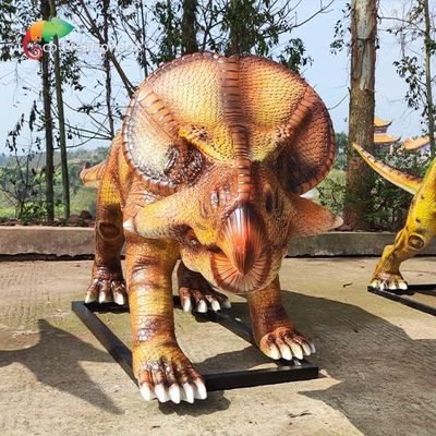 kaufen Fiberglas-Tierstatuen-Dinosaurier-glatte Oberfläche Harz Protoceratops großer online manufacture