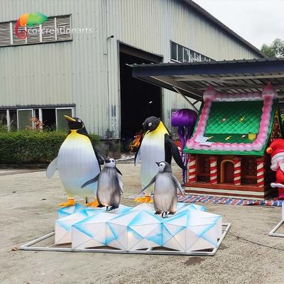 kaufen Aquarium-Park-chinesische Festival-Laternen-Pinguin-Laternen-Wetterbeständigkeit online manufacture