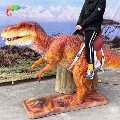 kaufen Kinder Animatronische Laufende Dinosaurier Fahrt Elektrische Fahrt T Rex online manufacture