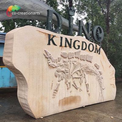 kaufen Antiwasser Animatronics-Fiberglas nach Maß Logo For Amusement Park Decoration online manufacture