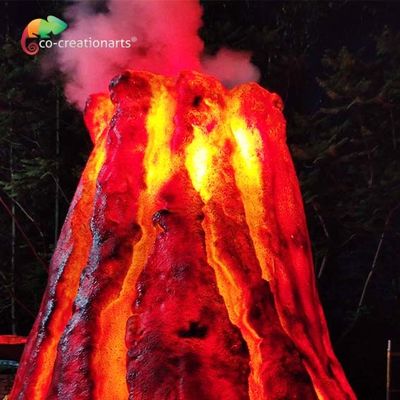 Ein guter Preis. Wasserabweisendes Animatronics-Fiberglas nach Maß Volcano For Amusement Park Online