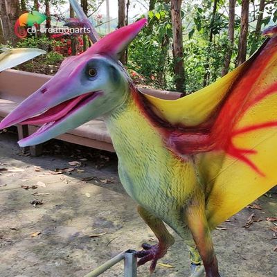 kaufen Realistischer Dinosaurier ISO 110VAC Animatronic Pterosaur-Spielplatzgeräte online manufacture