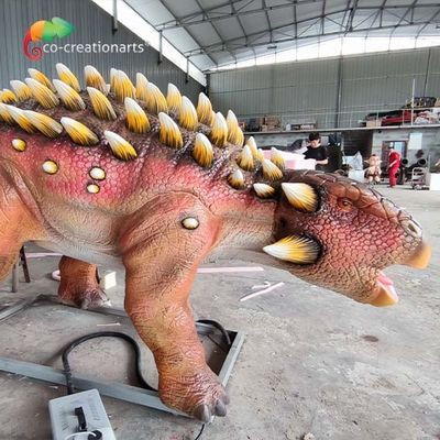 kaufen 6m lebensgroßes Animatronic Sunproof, das Ankylosaurus-Dinosaurier-Modell For Outdoor Exhibition beleuchtet online manufacture