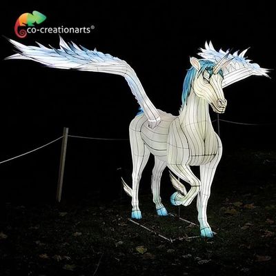 Westfabelwesen Unicorn Lantern Colorful Outdoor Lanterns 110V 220V