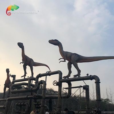 Ein guter Preis. Dekoration Velociraptor-im Freien Animatronic imprägniernde realistische Dinosaurier-Modelle Online