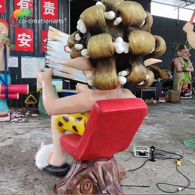 Ein guter Preis. Wasserdichte Animatronics-Zeichentrickfilm-Figur-Statue nach Maß für Park-Show Online
