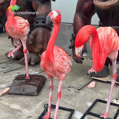 kaufen CER fertigt Fiberglas-Tierstatuen-Flamingo besonders an online manufacture