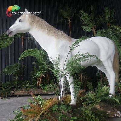 Ein guter Preis. Simuliertes weißes Animatronic Pferd für Vergnügungspark-Ausstellung Online