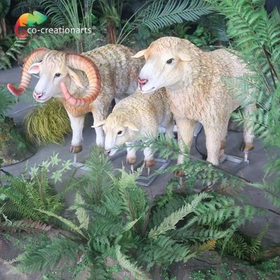 kaufen Blaue Animatronic Schafe 110v simulierten Tiere für Tierausstellungen online manufacture