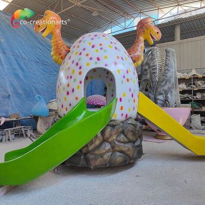 Ein guter Preis. Dinosaurier-Ei-Rutsche Glasfaserausrüstung Spielplatz für Kinder Freizeitpark Online