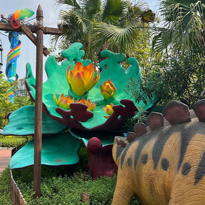 kaufen Customized Wetterfest Glasfaserblume für den Freizeitpark online manufacture