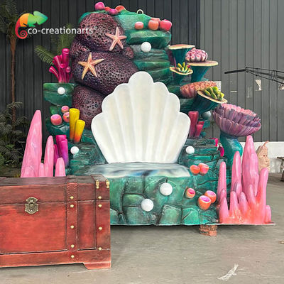 kaufen angepasste Glasfaser-Animatronische Künstliche Thron Ozean Dekoration für Seaworld online manufacture