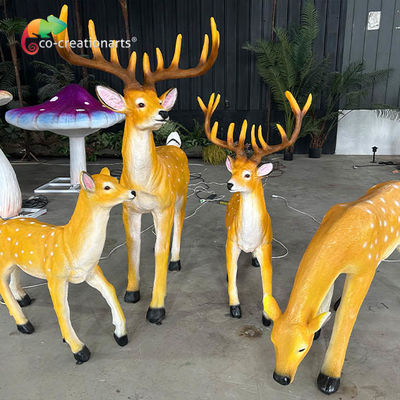 kaufen Wetterbeständige Glasfaser Animatronische Hirsch realistische Farbe anpassbar online manufacture