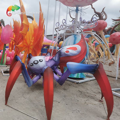Spinne Chinesische Licht Laterne Weiße Beleuchtung Farbe Perfekt für Dekoration Veranstaltung
