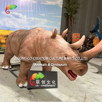 kaufen Animatronische Tiere Simulation Nashorn Für Vergnügungspark Dekoration online manufacture