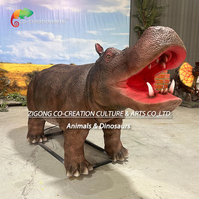 kaufen Realistische Animatronische Tiere Simulierte Hippo für Zoo-Park Dekoration online manufacture