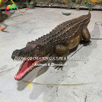 kaufen Animatronische Krokodil-Simulationstiere in lebensgroßer Größe zur Dekoration von Zooparks online manufacture