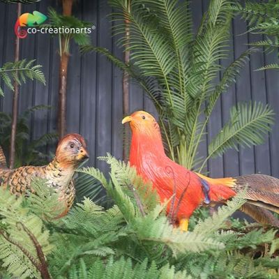 Ein guter Preis. Bewegungs-realistische Animatronic Tiere kundengebundener Größen-Goldfasan Online