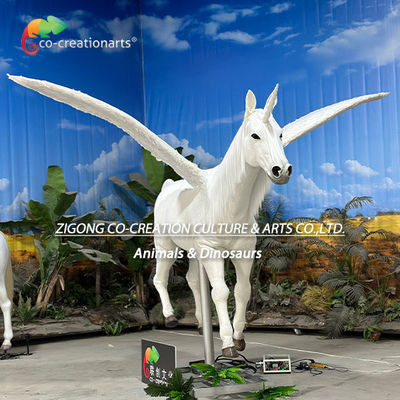 Ein guter Preis. Animatronische Tiere Simulation Einhorn mit Flügeln Für Verzierung von Freizeitparks Online