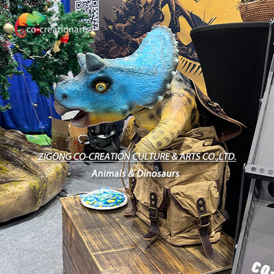 Ein guter Preis. Interaktiver Baby-Triceratops-Dinosaurier-Rucksack mit animatronischen Bewegungseffekten Online